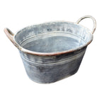 Pflanzschale oval rustikal