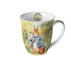 Porzellan Tasse Hasenbesuch im Frühling Ostern 0,4L