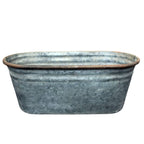 Pflanzschale Zink oval L42cm