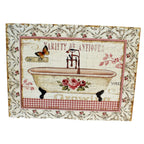 Shabby Blechschild Bad Antikstil