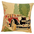 Gobelin Kissen Oldtimer Ausflug II Auto Polospiel