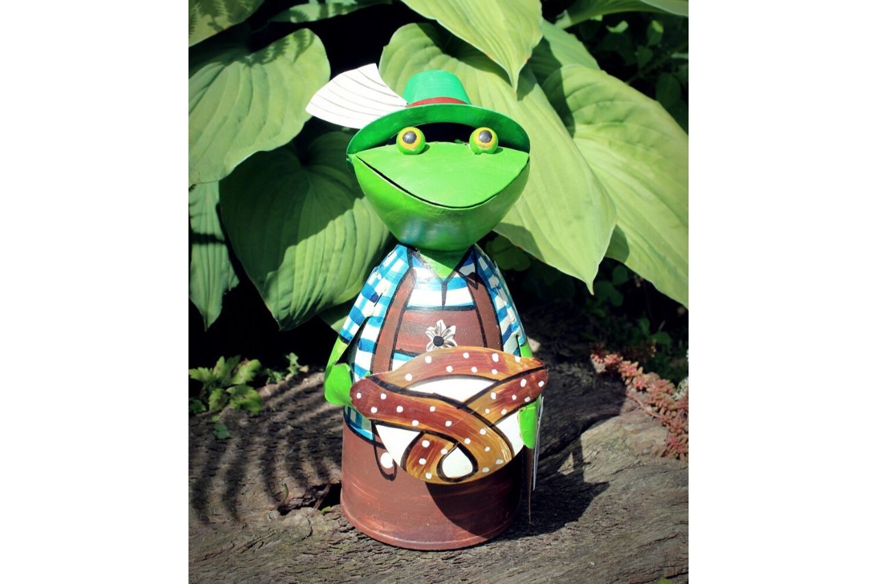 Zaunhocker Frosch Brezel Sepp