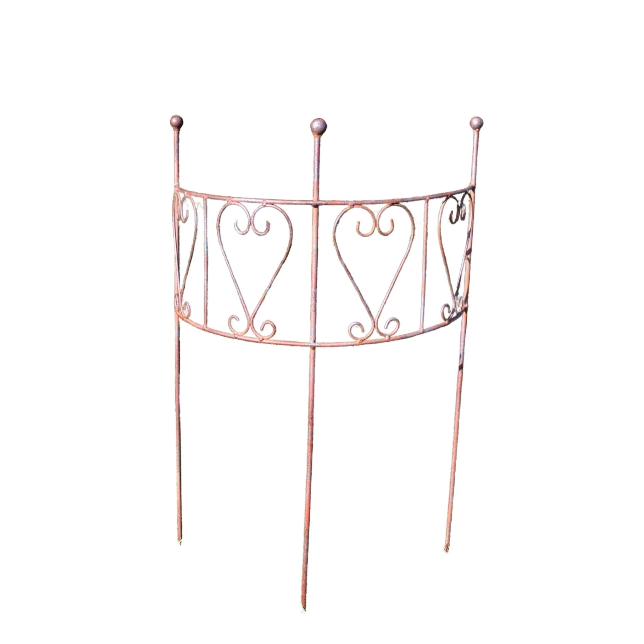 Staudenhalter aus Edelrost, 72 cm – Garten-Rankhilfe