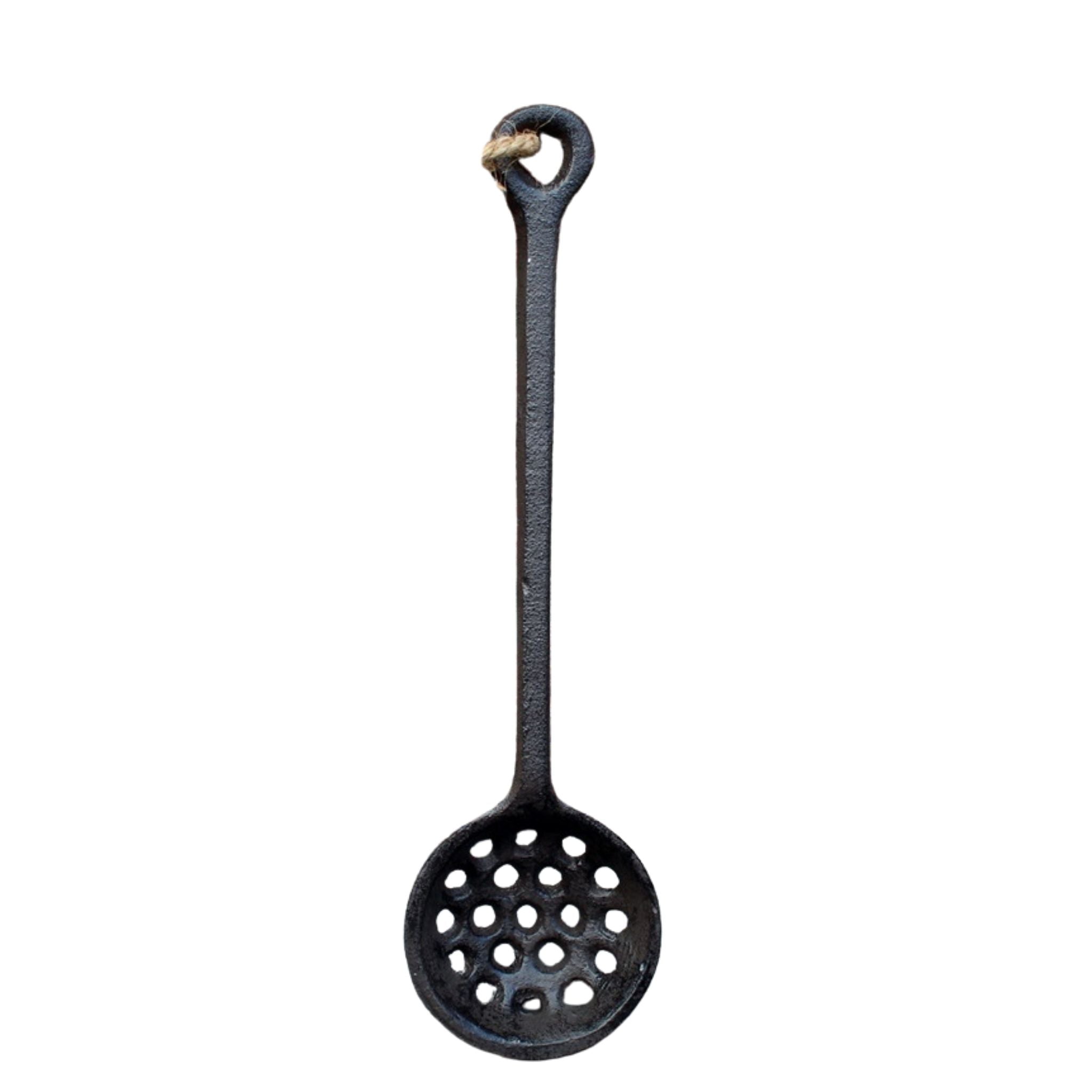 Nostalgie Schaumlöffel Gusseisen H22cm Gartendeko