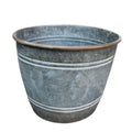 Zink Pflanztopf Vintage Landhaus Stil H21cm