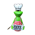 Zaunhocker Frosch Grill rot/weiß