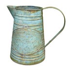 Shabby Deko Kanne Vase für Trockenblumen Rost