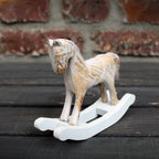Nostalgie Holz Schaukelpferd