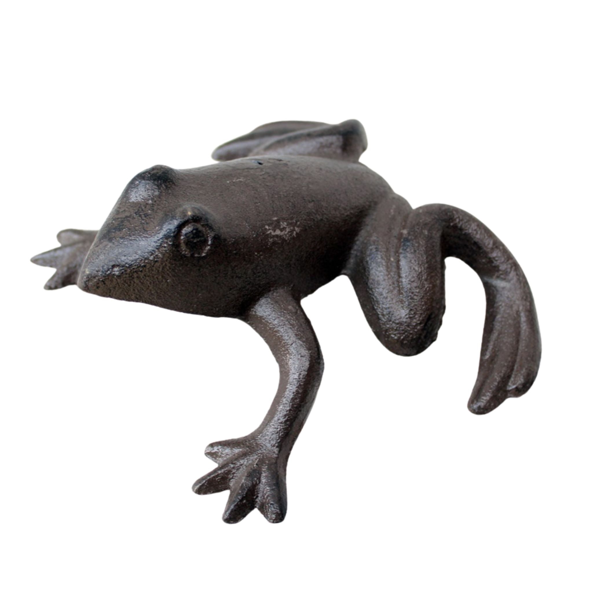 Gartenfigur Frosch Gusseisen groß
