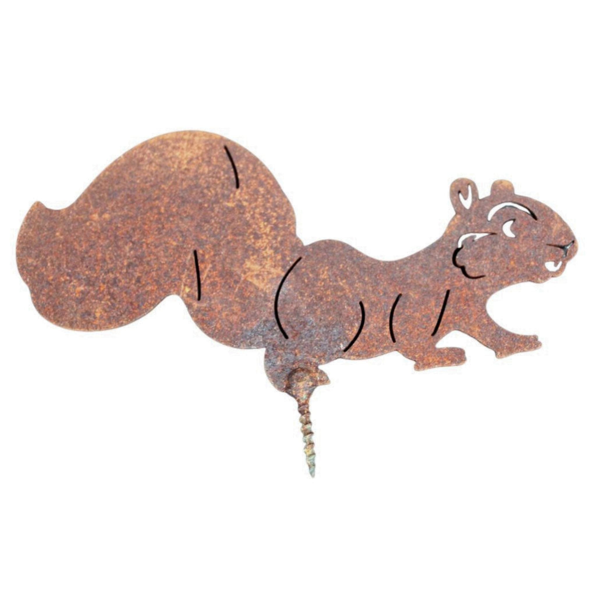 Gartenstecker Eichhörnchen laufend