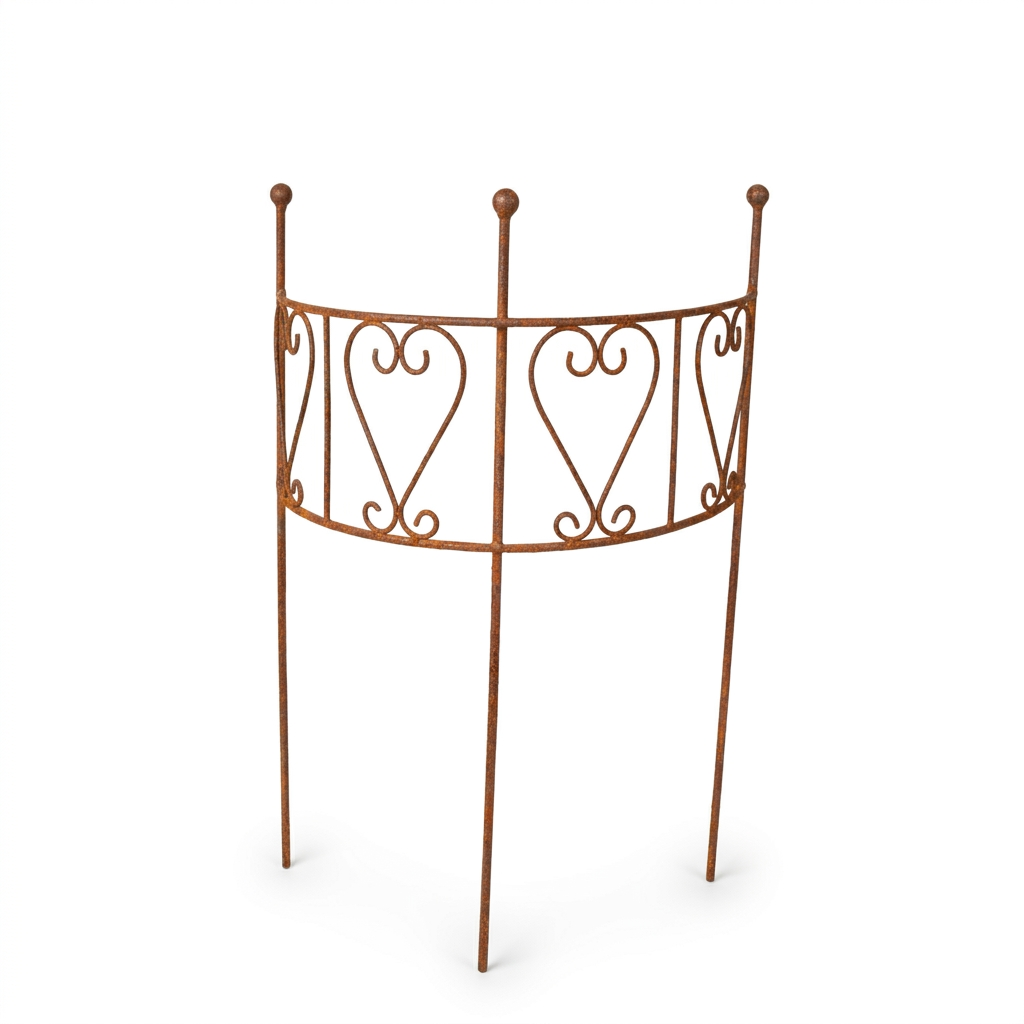 Staudenhalter aus Edelrost, 72 cm – Garten-Rankhilfe