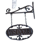 Schild Willkommen Landhausstil Nostalgie Wandhaken