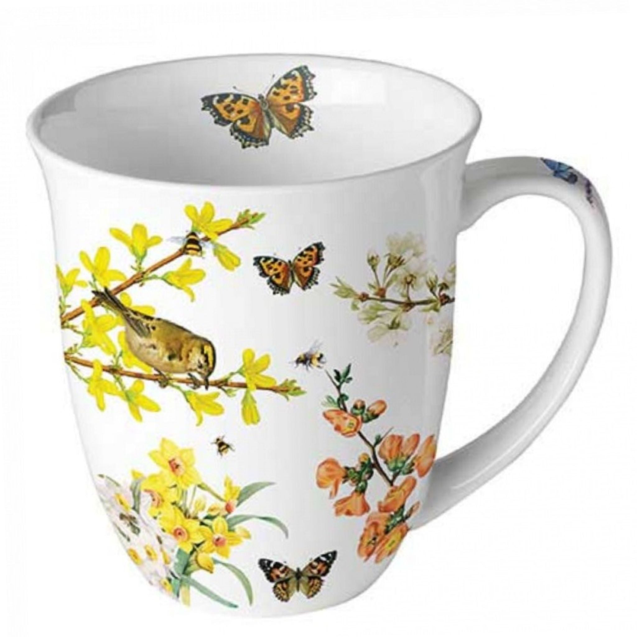 Porzellan Tasse Frühlings-Erwachen Natur-Motiv 0,4L