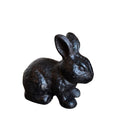 Gartenfigur Hase antikbraun