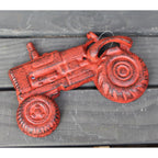 Wandflaschenöffner Traktor rot Trecker Kapselheber