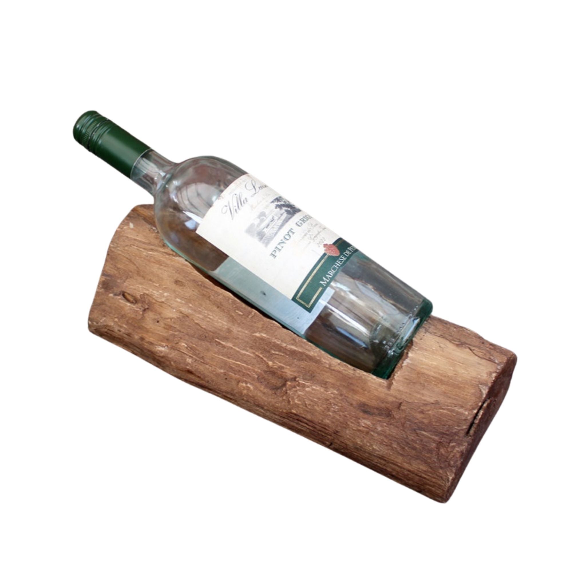 Holz Weinflaschenhalter Ast Tischdeko Aufbewahrung