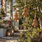 Deko Tannenbaum Rost zum Aufhängen 20 cm