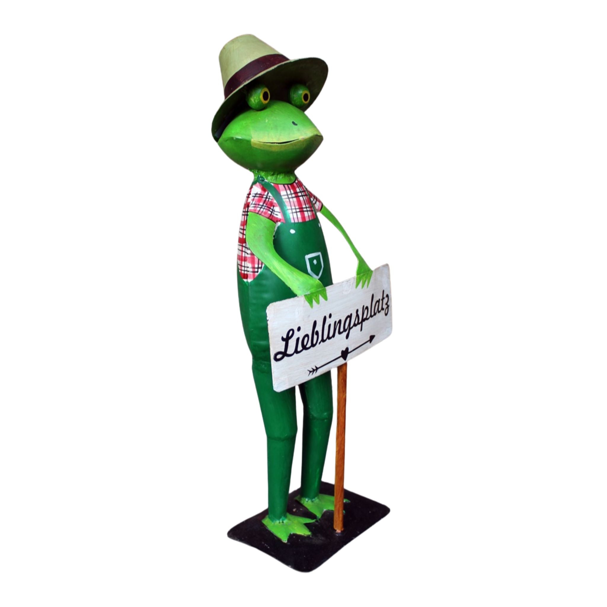 Gartenfigur Opa Frosch Lieblingsplatz