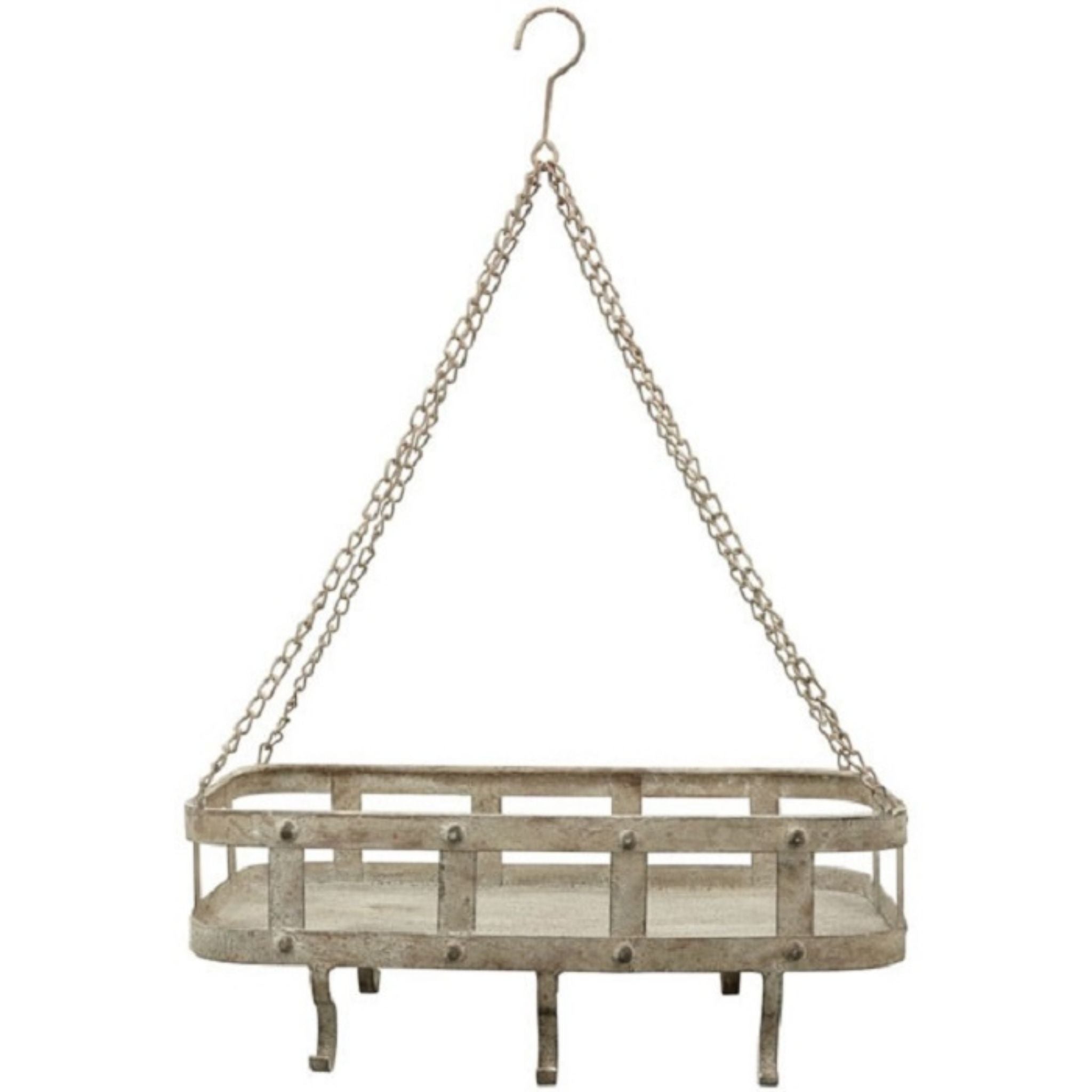 Vintage Küchenkrone Shabby Grau 42 cm
