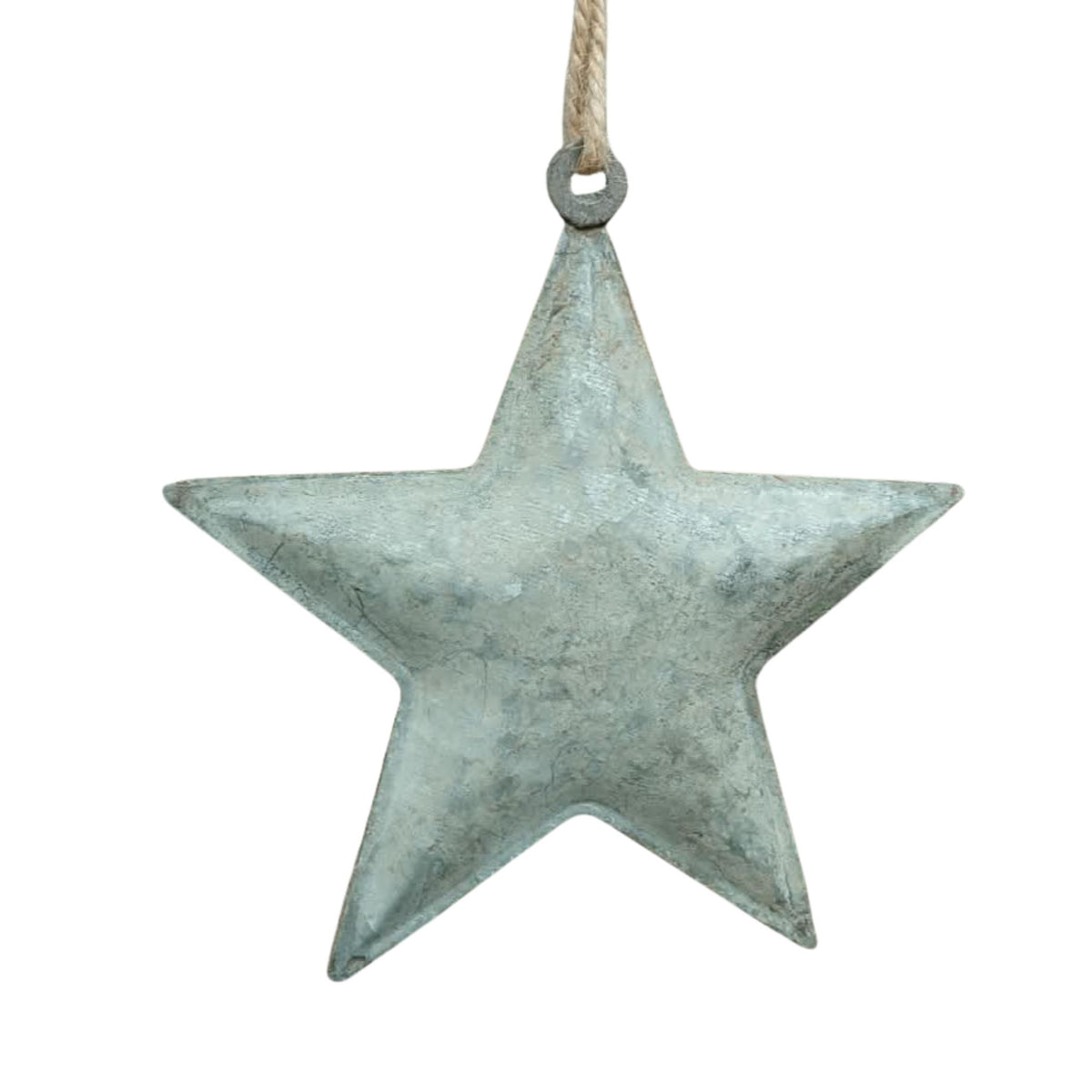 Zinkstern Shabby Chic zum Aufhängen 11,5 cm