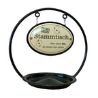 Stammtisch-Ständer Emaille m. Ascher