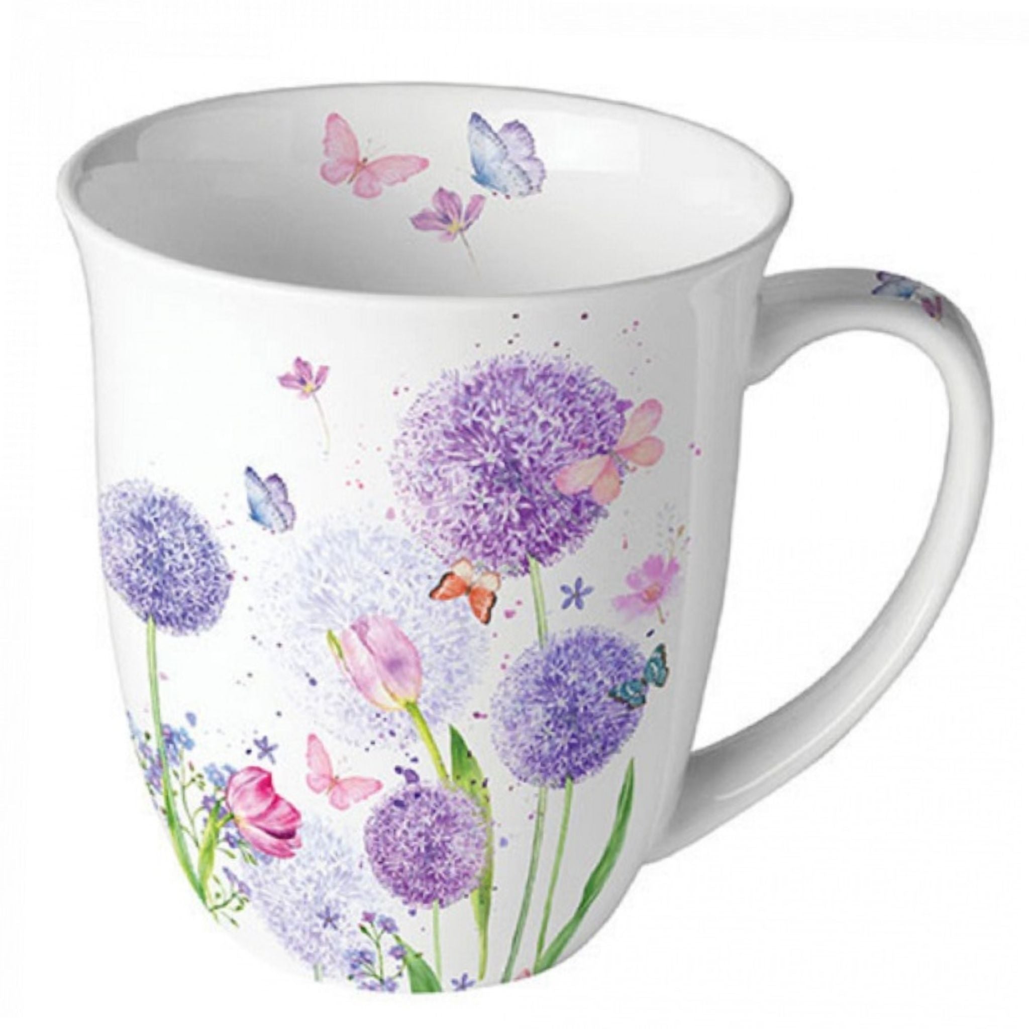 Porzellan Tasse Blumen Schönheit Landhaus 0,4L