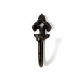 Mini Wandhaken frz Lilie antikschwarz Garderobe Minihaken H6cm