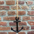 Deko Anker Gusseisen Maritim mit Tau 15cm