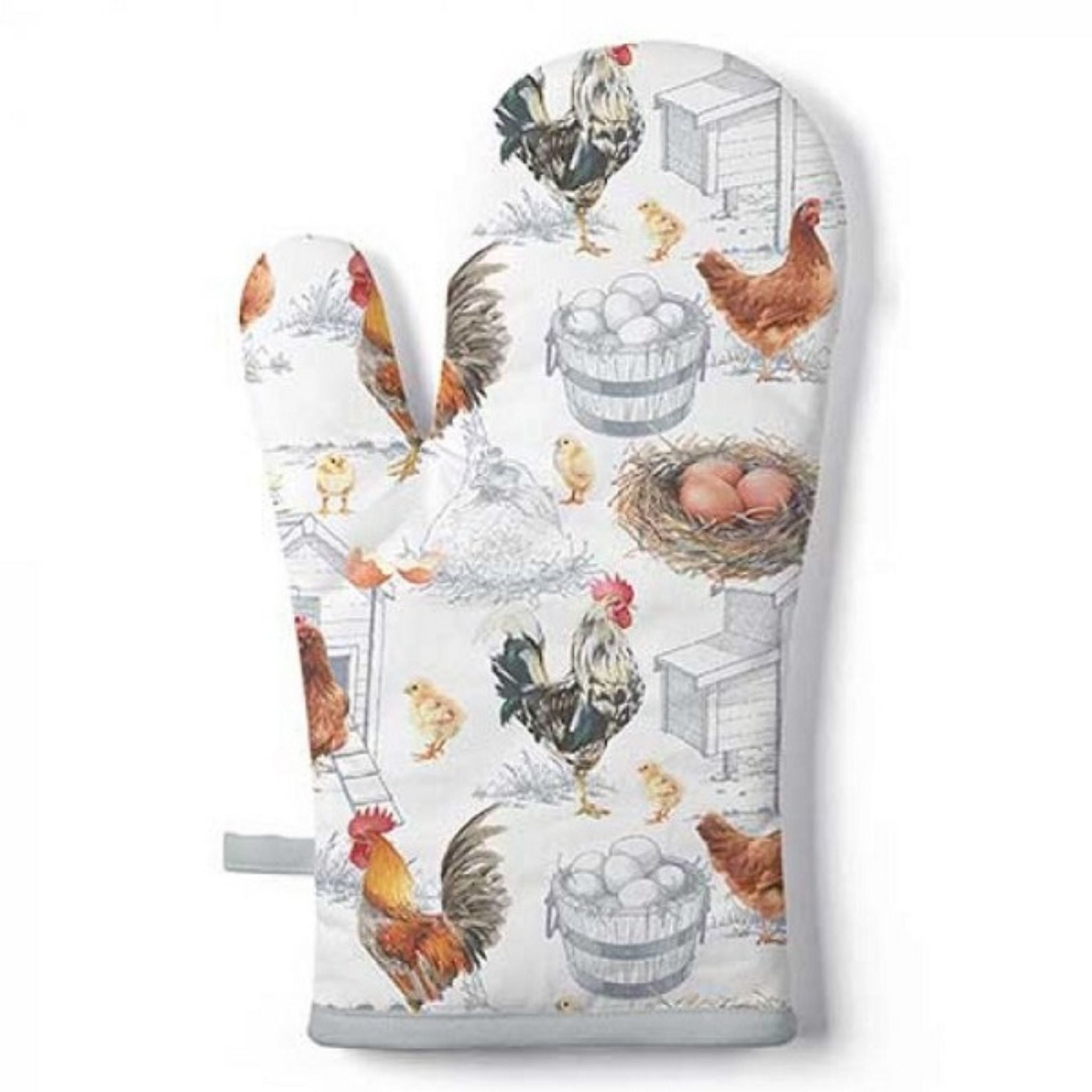 Ofenhandschuh Hühnerfarm Backhandschuh Küche