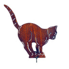 Gartenstecker Katzenbuckel Edelrost