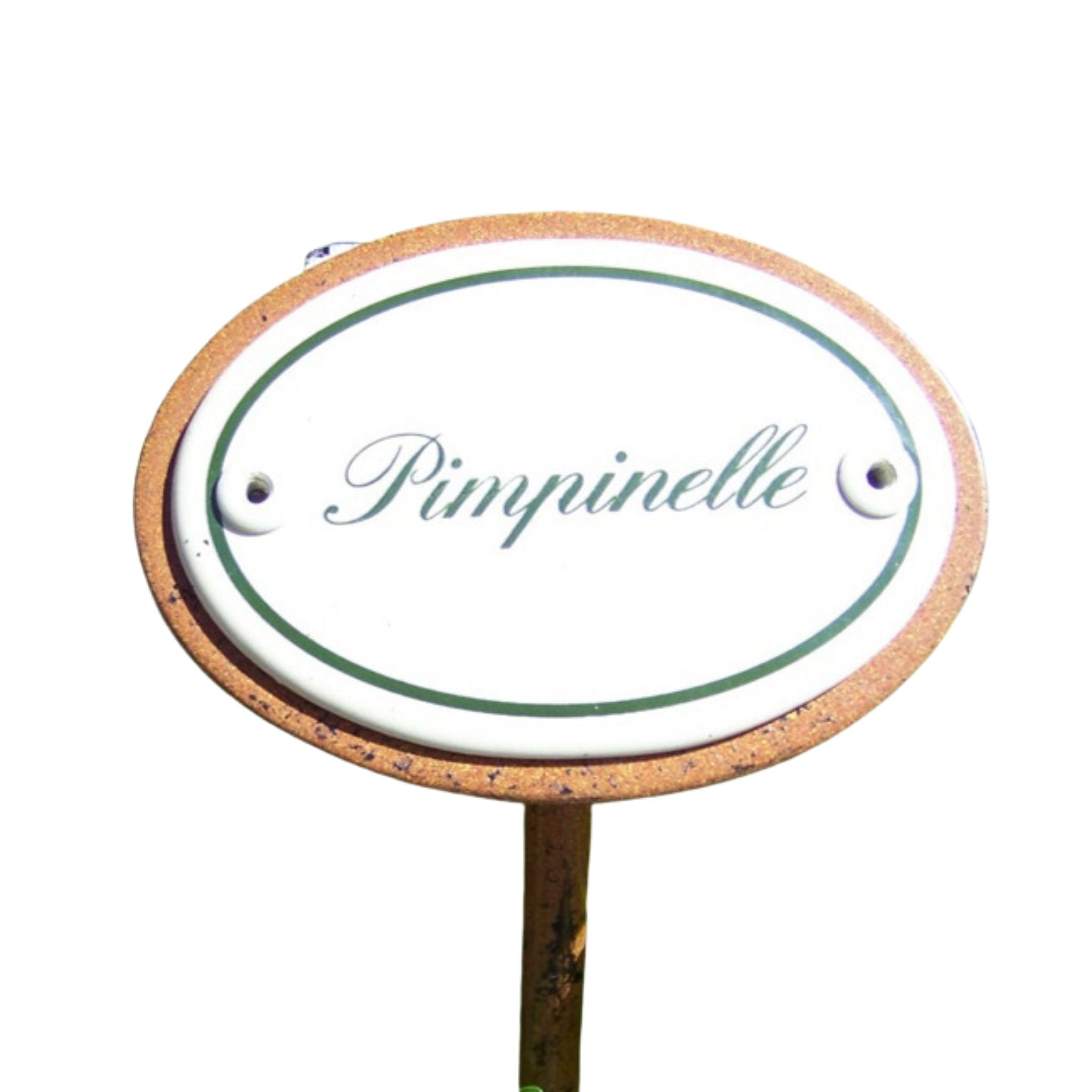 Kräuternamenschild Emaille Kräuterstecker Pflanzenstecker Auswahl treffen