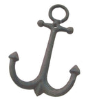 Wandhaken Anker braun groß