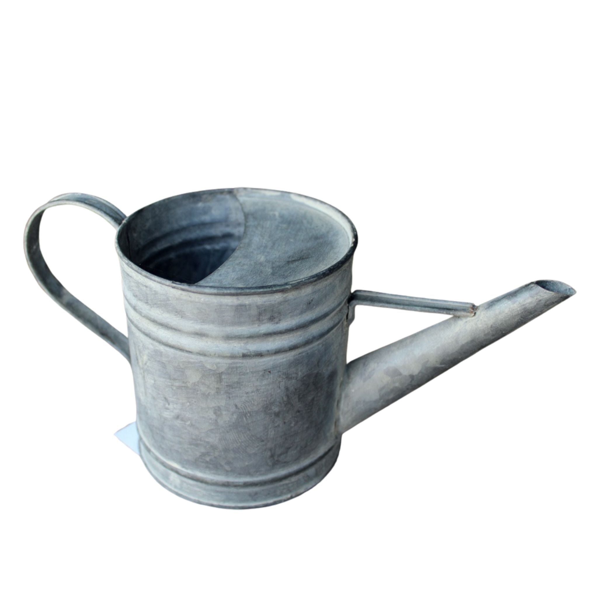 Zink Deko Gießkanne Nostalgie Landhausstil Dekokanne Antikstil