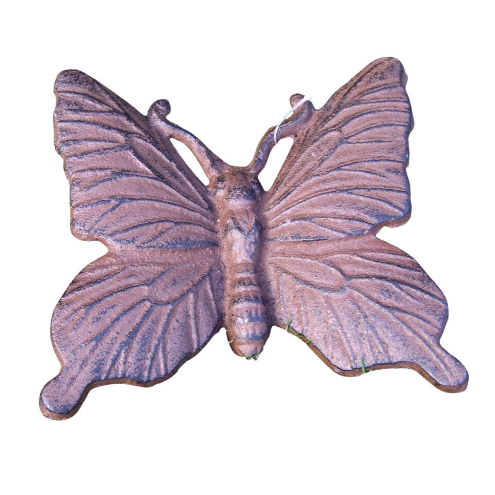 Gartenfigur Schmetterling groß