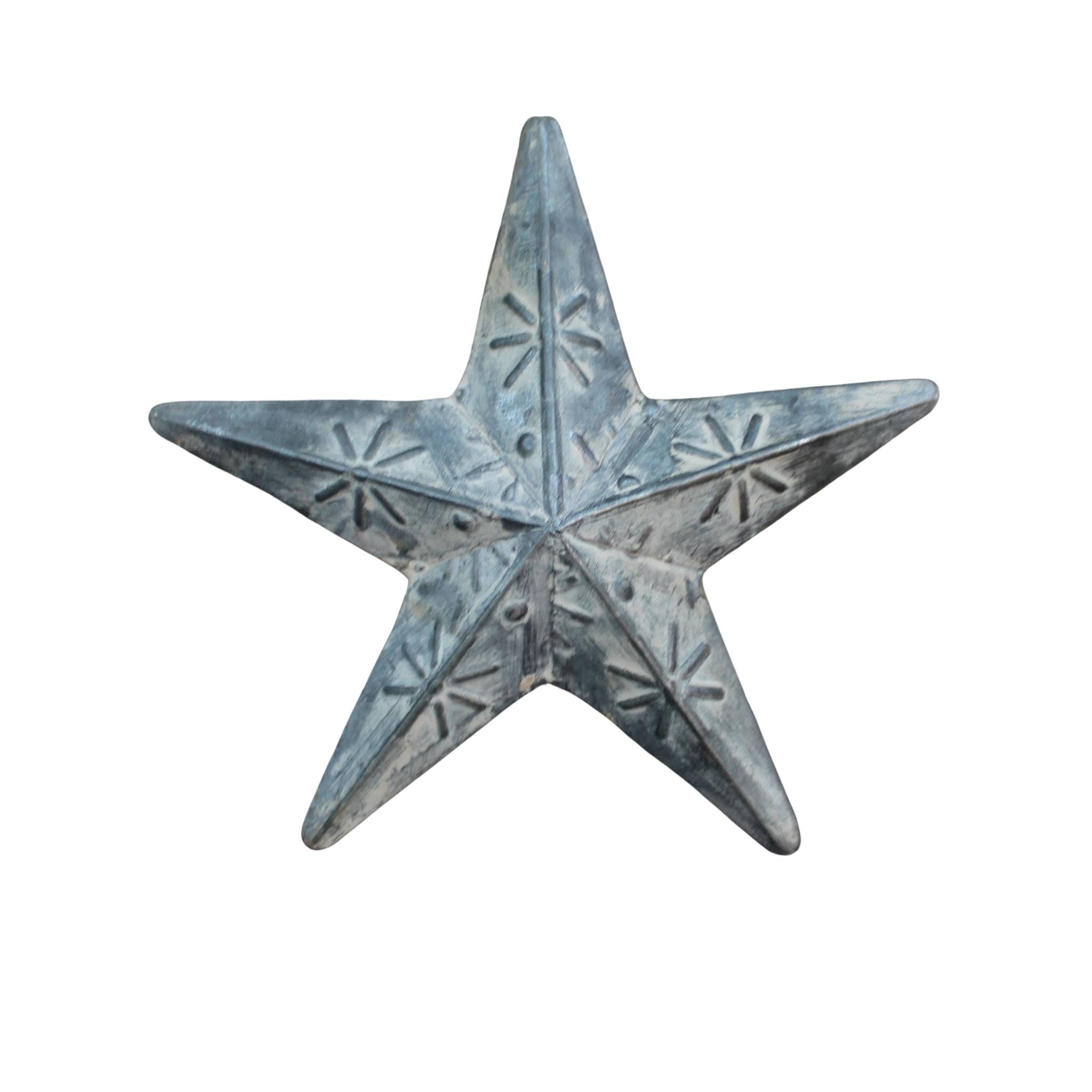 Wanddeko Stern Metall Zinkoptik Vintage D20cm