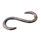 Gusseisen S-Haken Antikbraun Verlängerungshaken 10cm