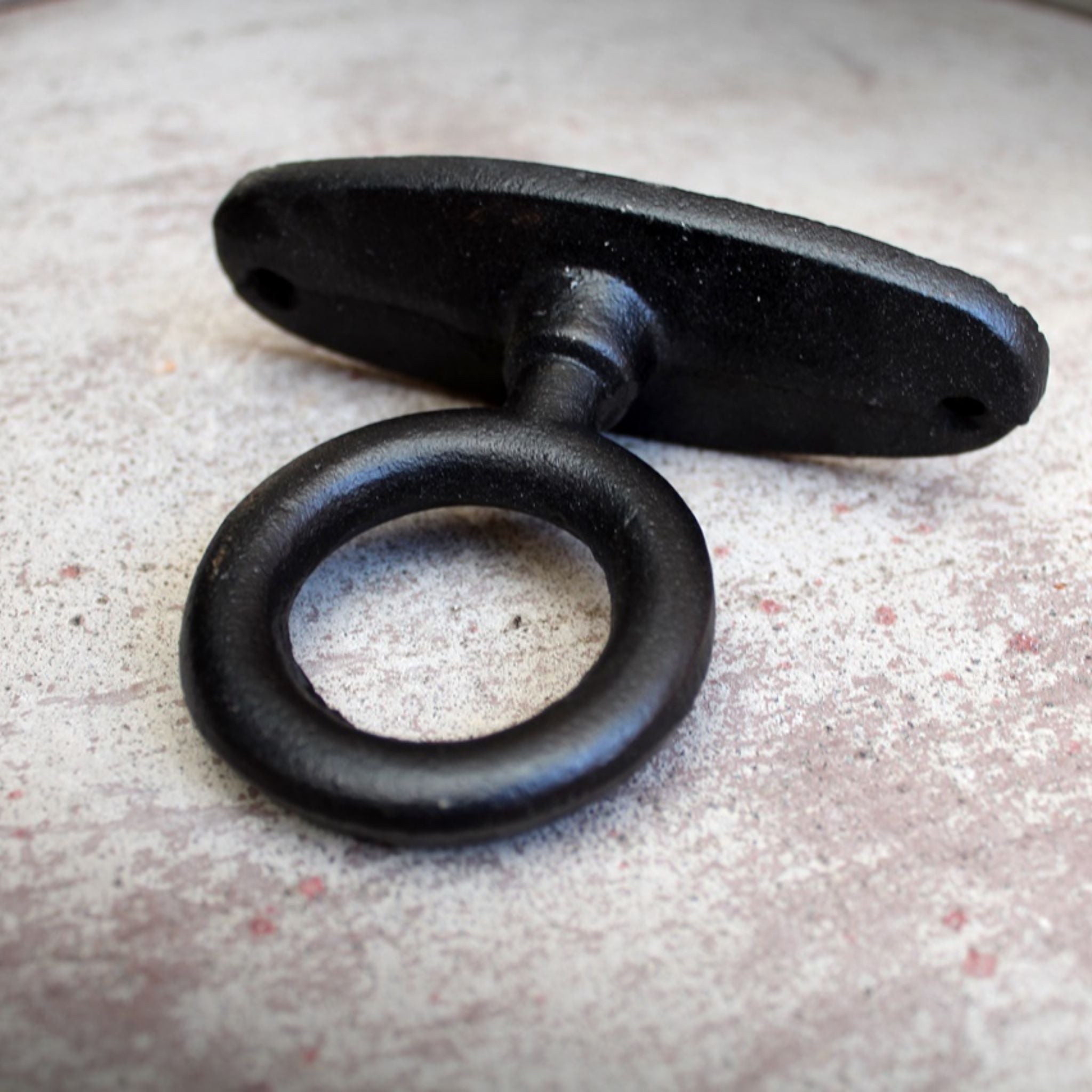 Ringöse Deckenring Gusseisen schwarz