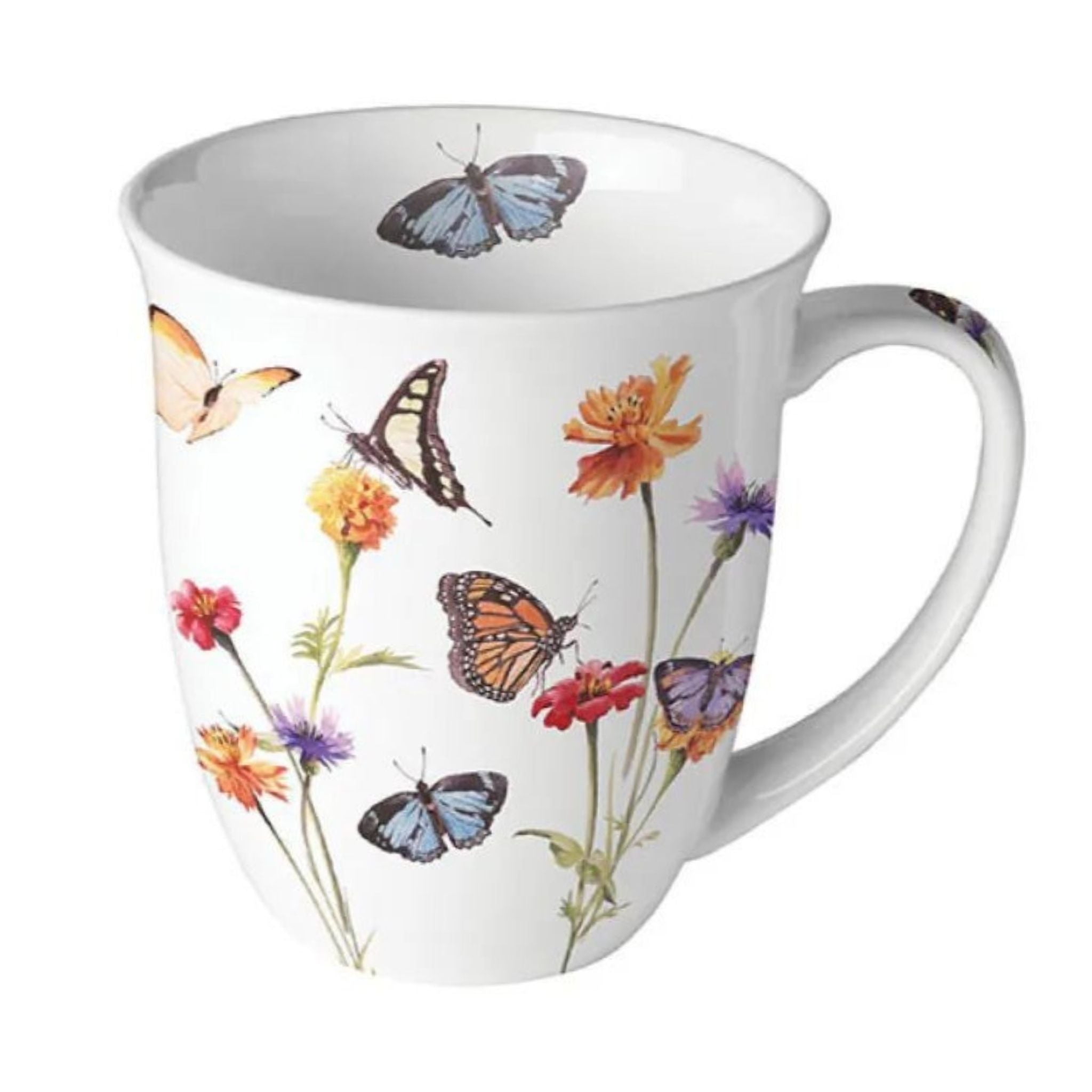 Porzellan Tasse Schmetterlingszauber Landhaus 0,4L