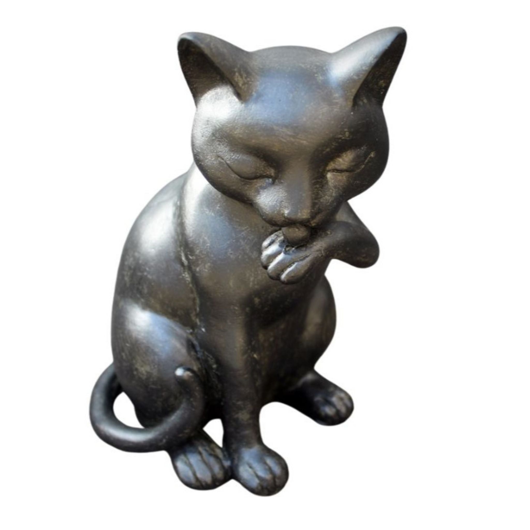 Dekofigur Katze Pfote Nostalgie Figur 20 cm