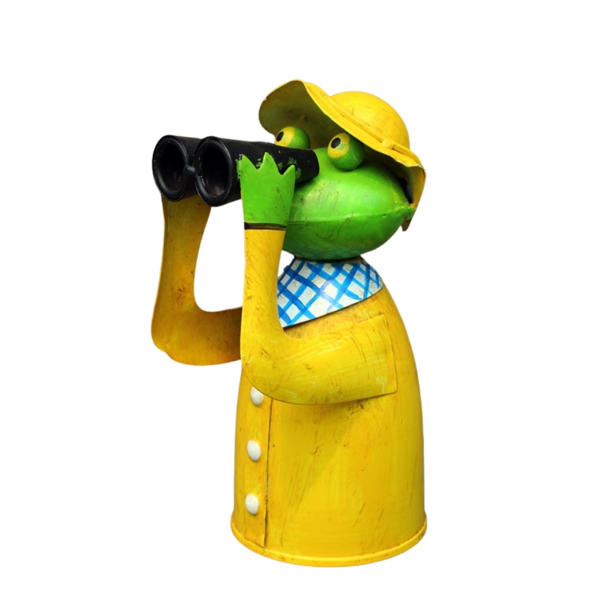 Zaunhocker Frosch Fernglas maritim