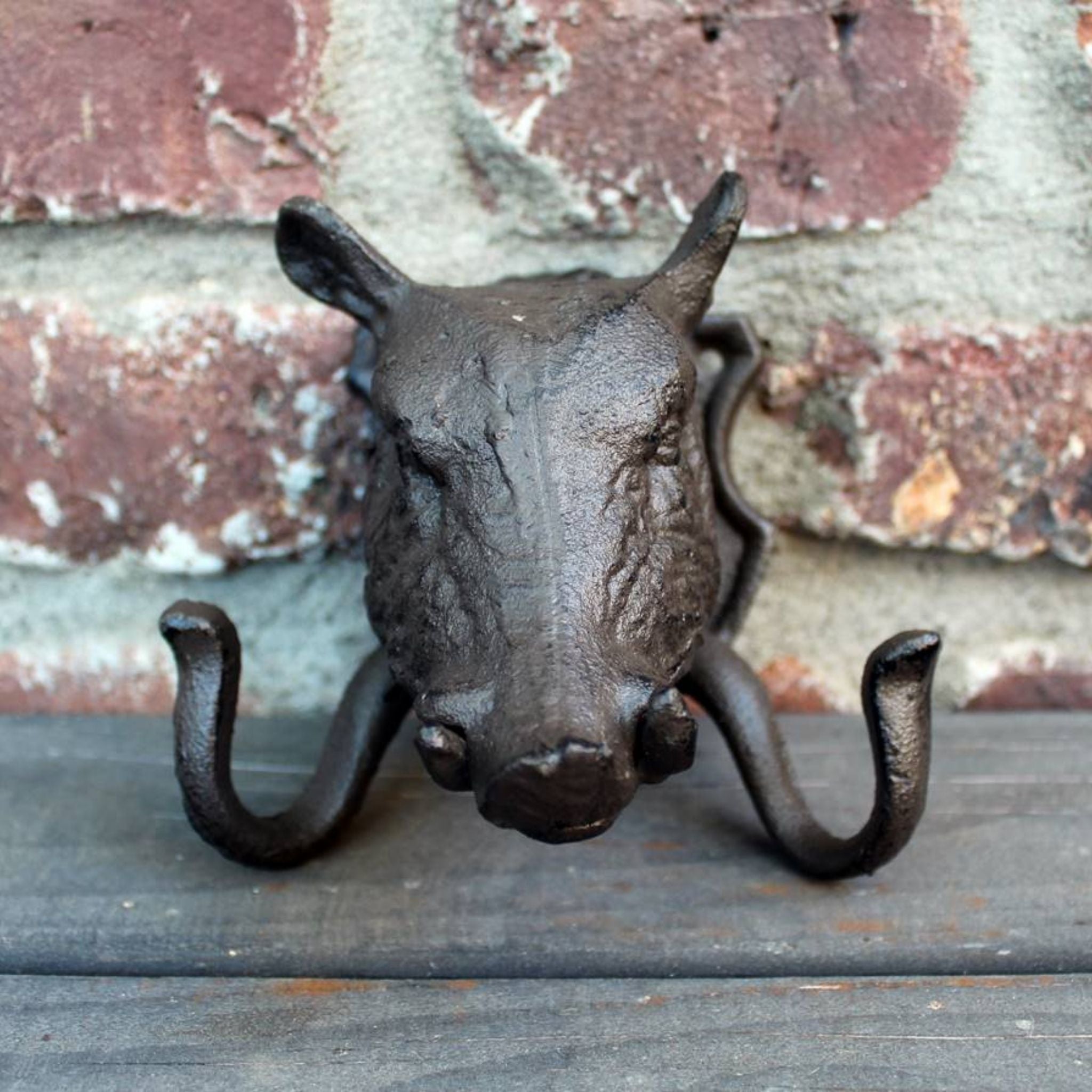 Wandhaken Garderobe Wildschwein