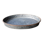 Zink Tablett oval groß