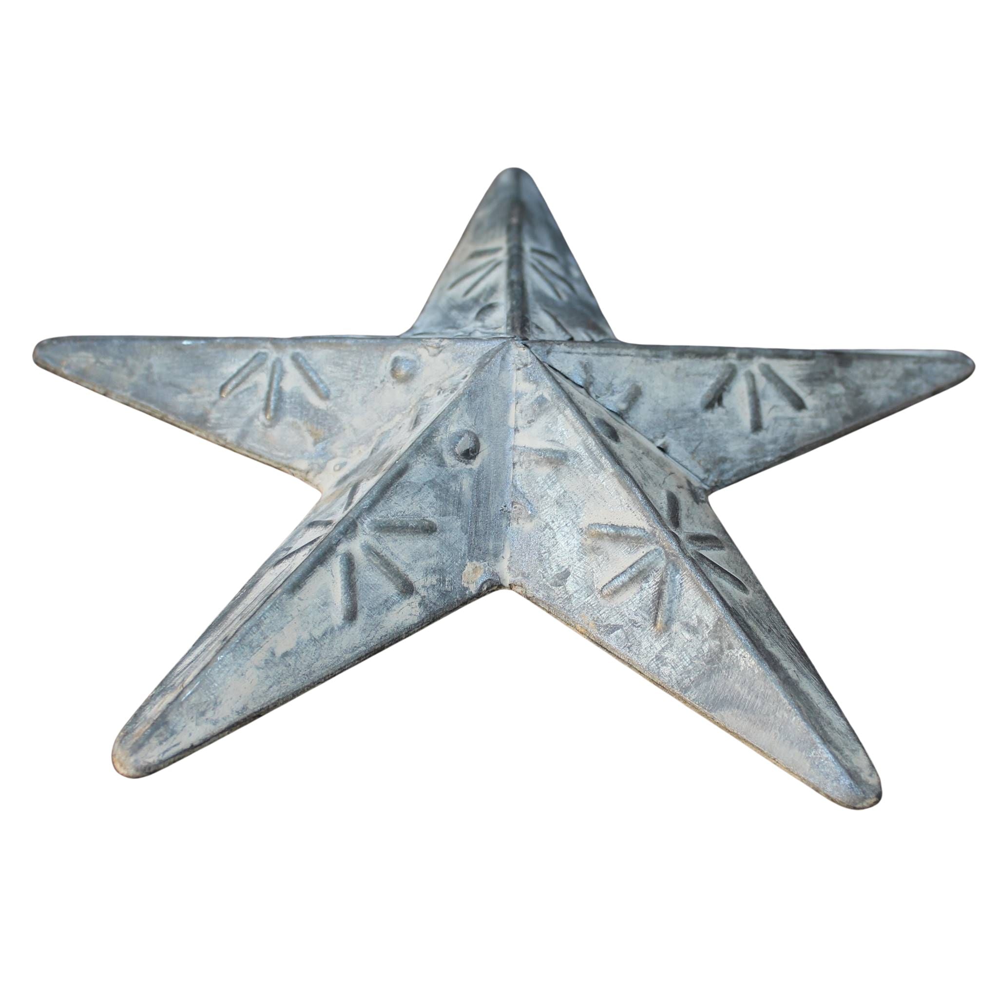 Wanddeko Stern Metall Zinkoptik Vintage D20cm
