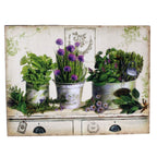 Blechschild Kräuter Shabby 25x33cm