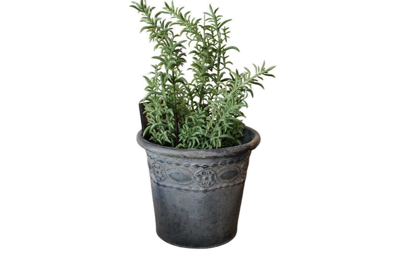 Zink Blumentopf Übertopf