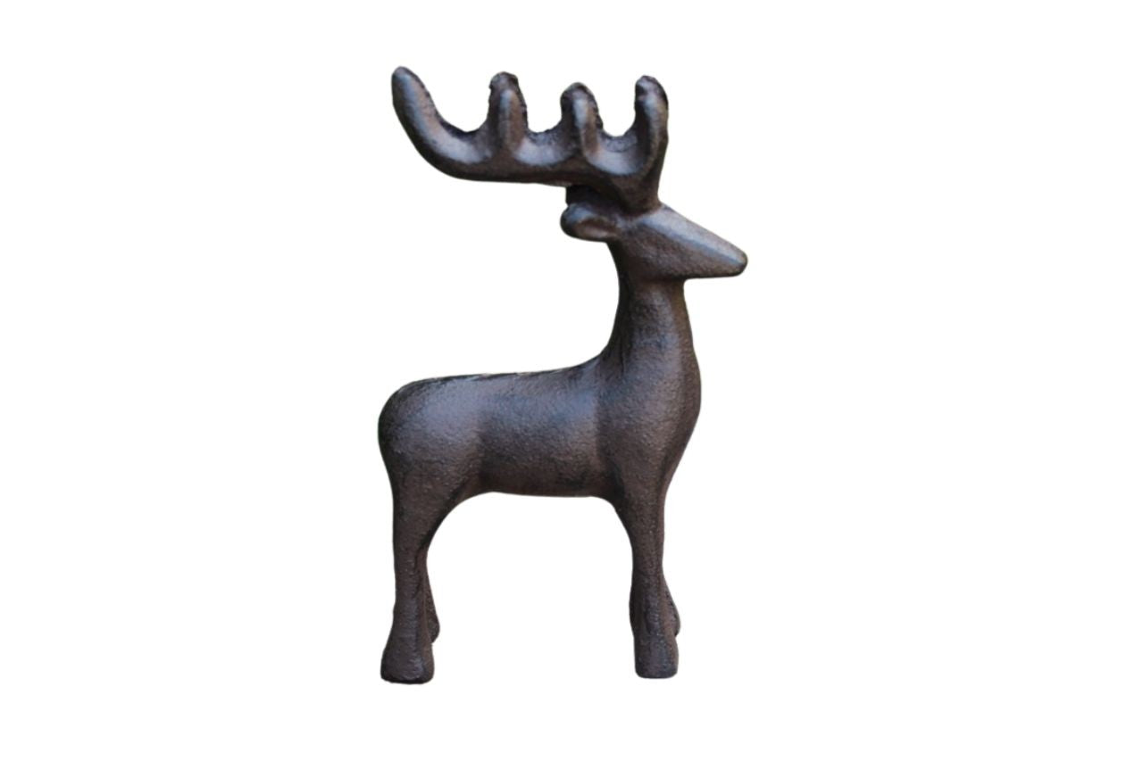 Dekofigur Hirsch Gusseisen