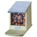 Eichhörnchen Futterhaus Naturholz Zink 23cm