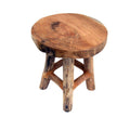 Teak Hocker klein NEU Deko Kerzenteller Untersetzer