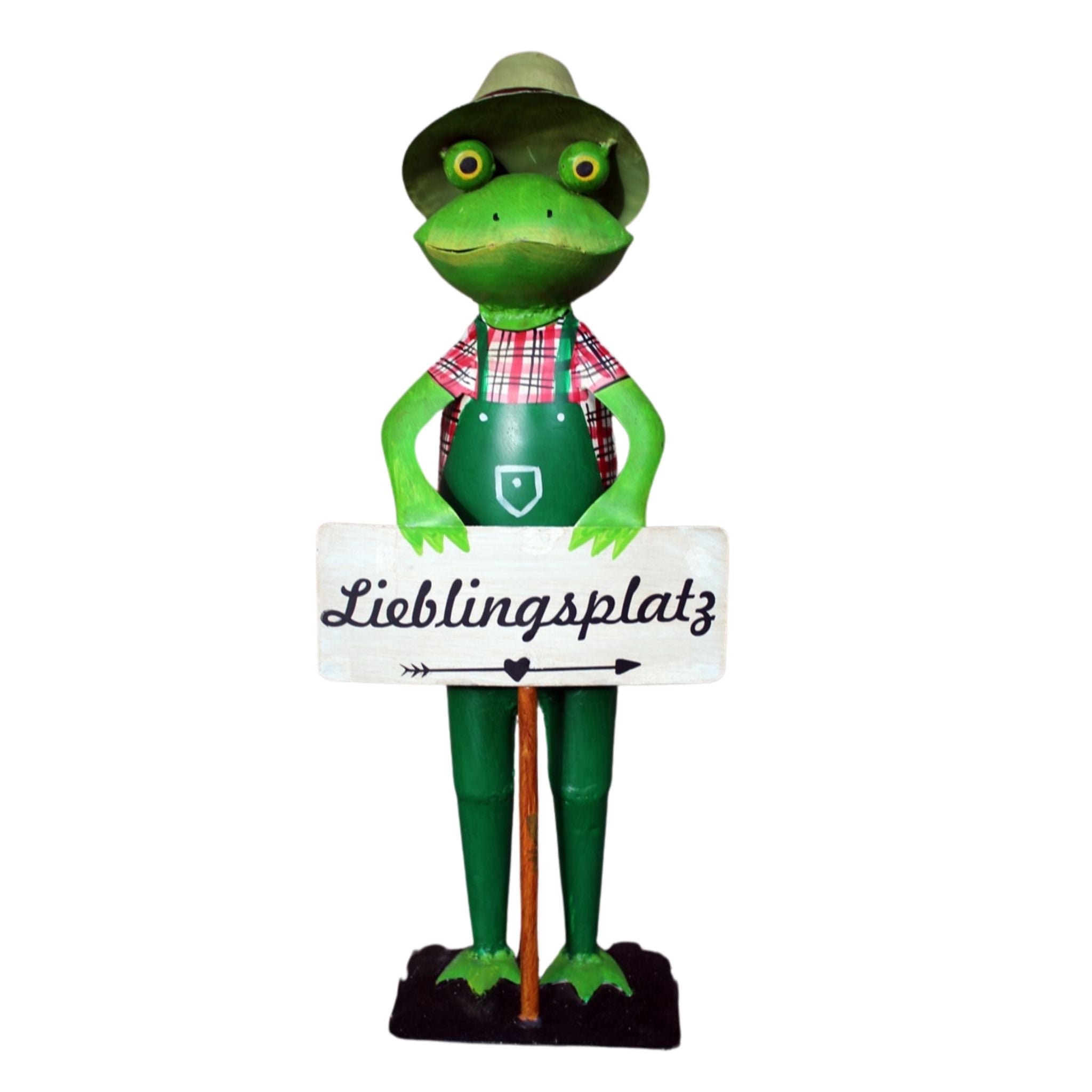 Gartenfigur Opa Frosch Lieblingsplatz
