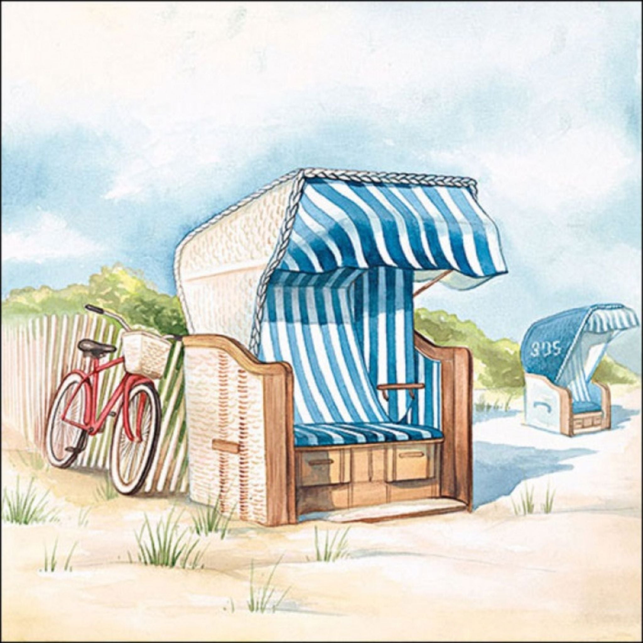 20 Servietten Ein Tag am Strand